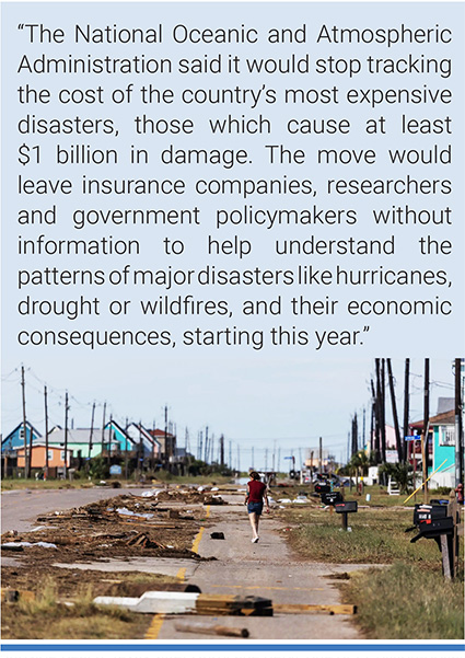 Surfside Beach, Texas, after Hurricane Beryl, one of 27 billion-dollar weather or climate disasters. Photo: Adrees Latif/Reuters.