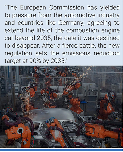 Electric vehicles at a BMW factory in Munich. Premier automakers like BMW will benefit if an emission ban in Europe is rolled back. Photo: Laetitia Vancon/The New York Times.