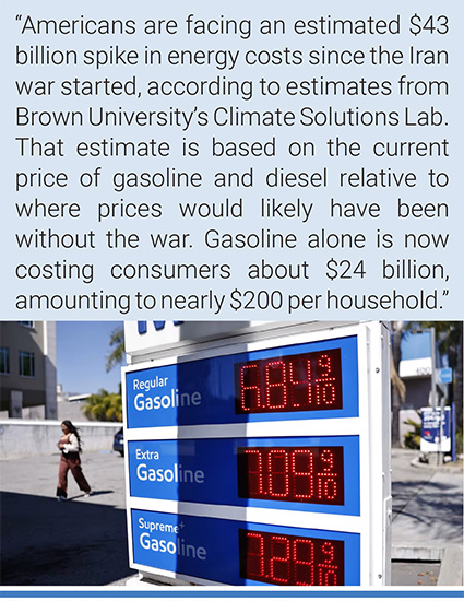 Gas prices at a Mobil gas station on May 11, 2026, in Pasadena, California. Photo Credit: Mario Tama/Getty Images.