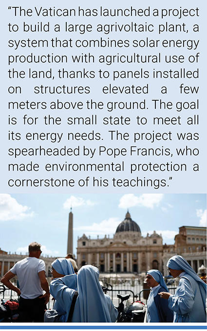 St. Peter's Basilica in Vatican City. Photo credit: Cecilia Fabiano/LaPresse.