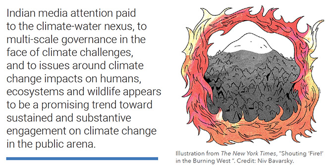 May media attention to climate change and global warming was down 13% throughout the world from the previous month of April 2018. 