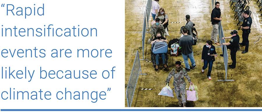 A symptom of human-induced climate change