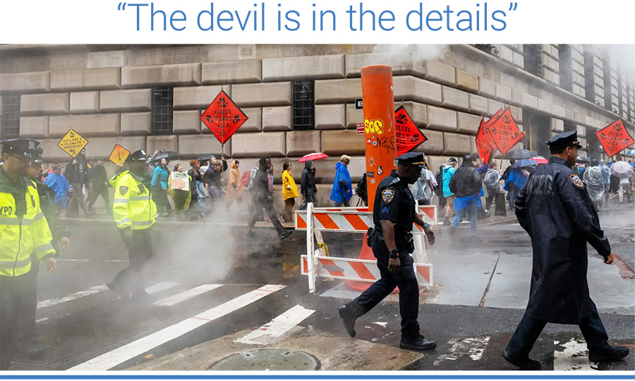 "The devil is in the details”