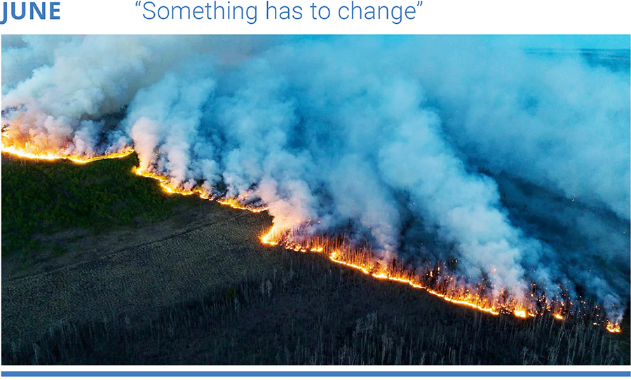 Canada has seen weeks of unprecedented wildfires, with thousands of people evacuated. Photo: Alamy.